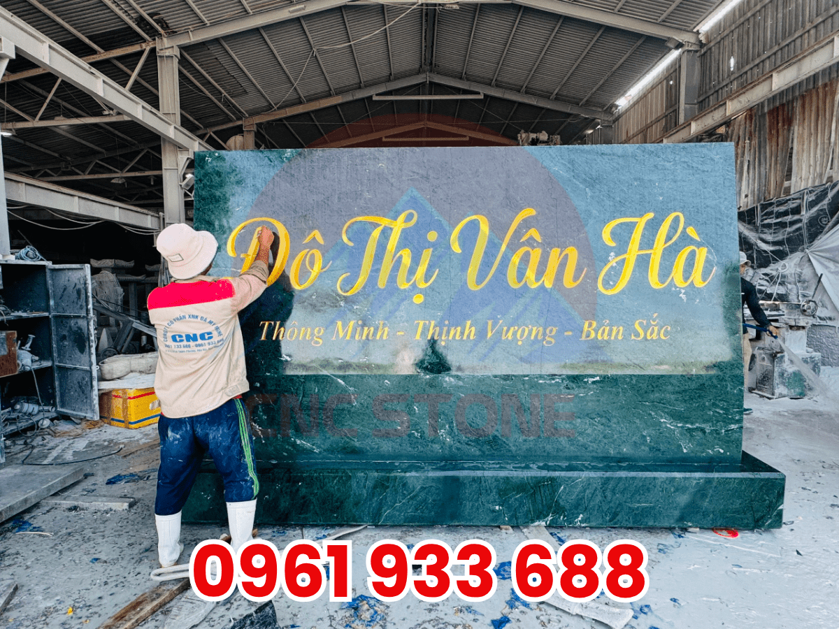 Dự án Bảng hiệu đá "Đô Thị Văn Hà" - TDP Tự, phường Việt Yên, tỉnh Bắc Ninh