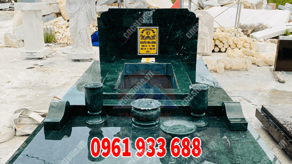 Dự án Mộ Đá Xanh Ngọc Ấn Độ – Quy trình sản xuất lắp đặt bàn giao tại Thanh Sơn, Phú Thọ